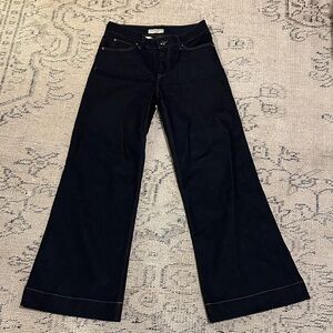 Burberry dark navy Wide-Leg Flare Jeans 28R